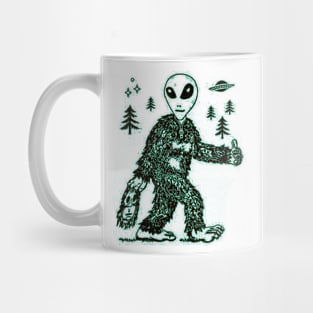 Alien Bigfoot Mug